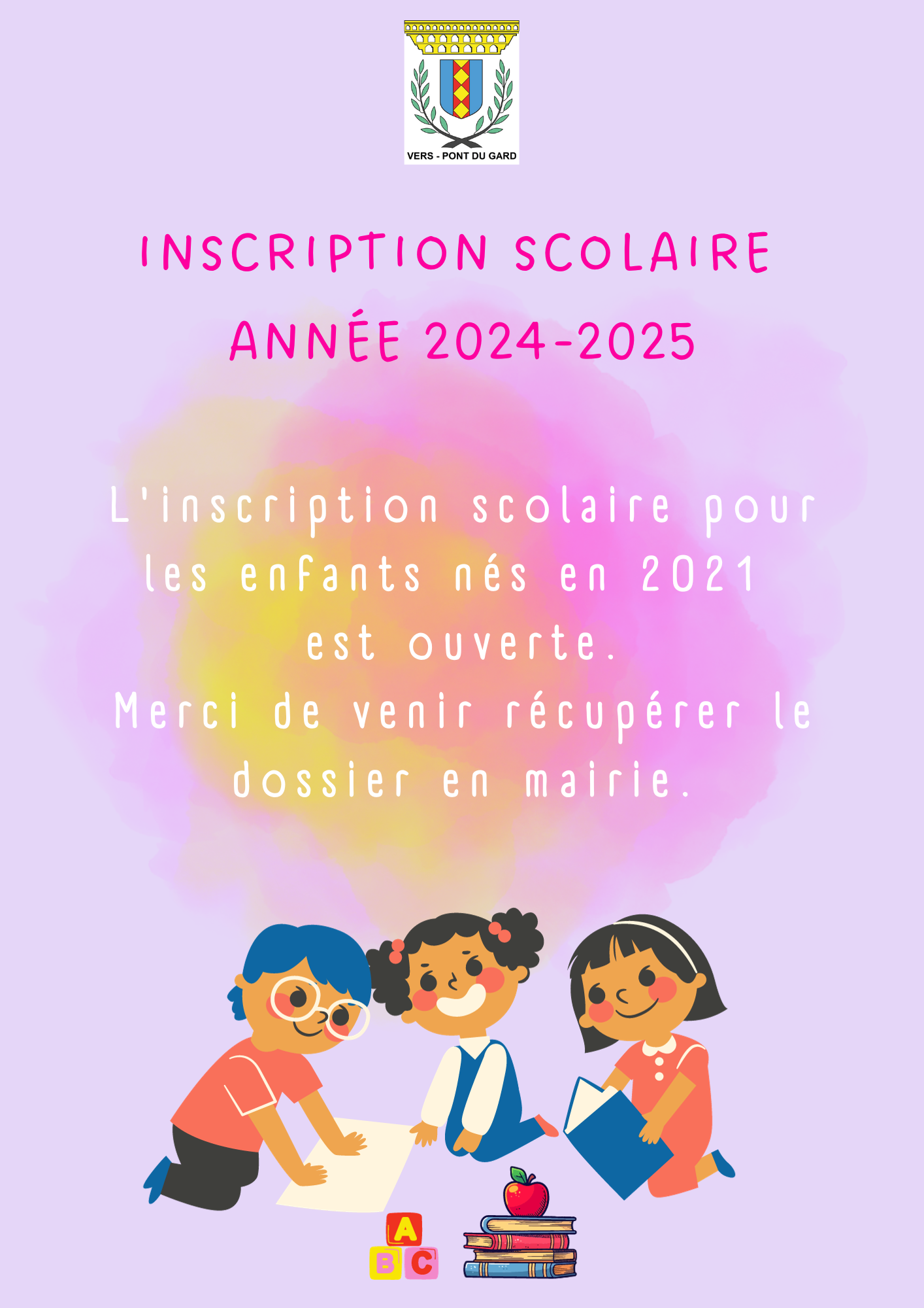 Inscription scolaire 2024-2025